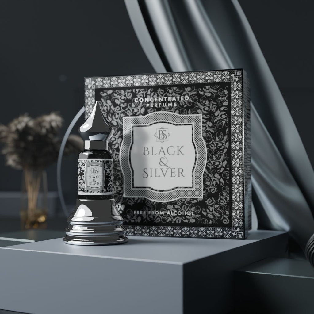 Black And Silver | Premium Attars | 12ml